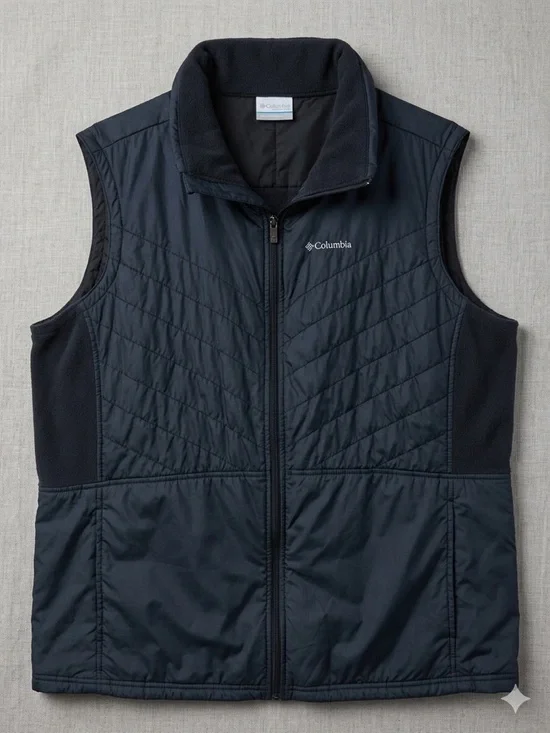 Columbia Navy Blue Quilted Women's Vest - Picture 1 of 1